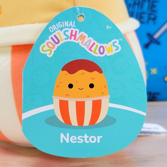 Squishmallow Nestor the Chicken Nugget 7" UltraSoft Foodie Squad Toy Plush NWT - Picture 5 of 6